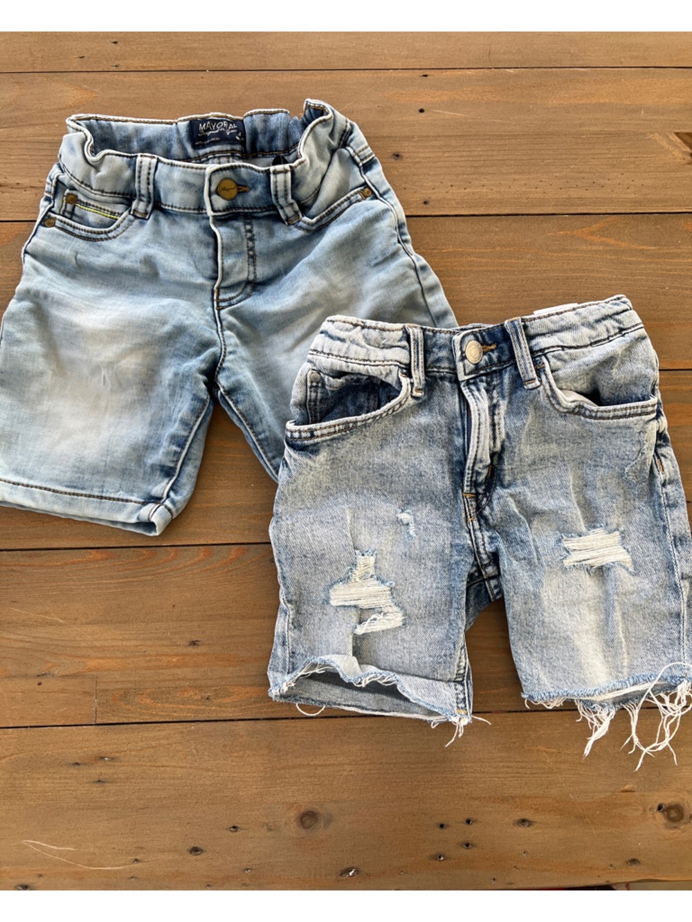 Mayoral and H&M Boy Jean Shorts - Size 4